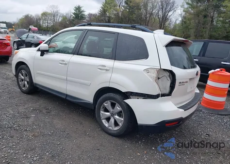 2016 Subaru Forester 2.5I Limited from USA, damaged, VIN JF2SJAHC3GH529806